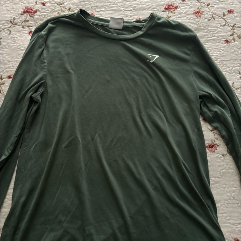 Gymshark Green Long Sleeve Shirt